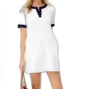 Tuckernuck Ali Henley White Polo Dress XS New